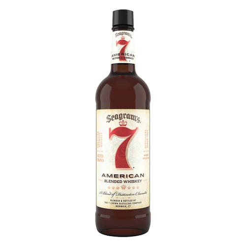 Order Seagram's 7 American Blended Whiskey - 750ml/Single food online from Bottle Shop & Spirits store, Los Alamitos on bringmethat.com