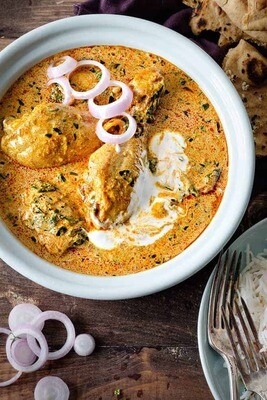 Order Methi Murgh Shahi Korma food online from Peacock Indian Cuisine store, Plano on bringmethat.com