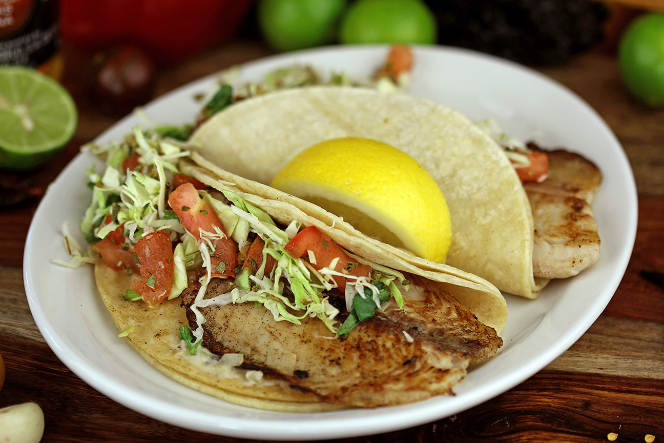 Order Fish Taco Combo food online from Maria Mexican Restaurant store, Rancho Palos Verdes on bringmethat.com