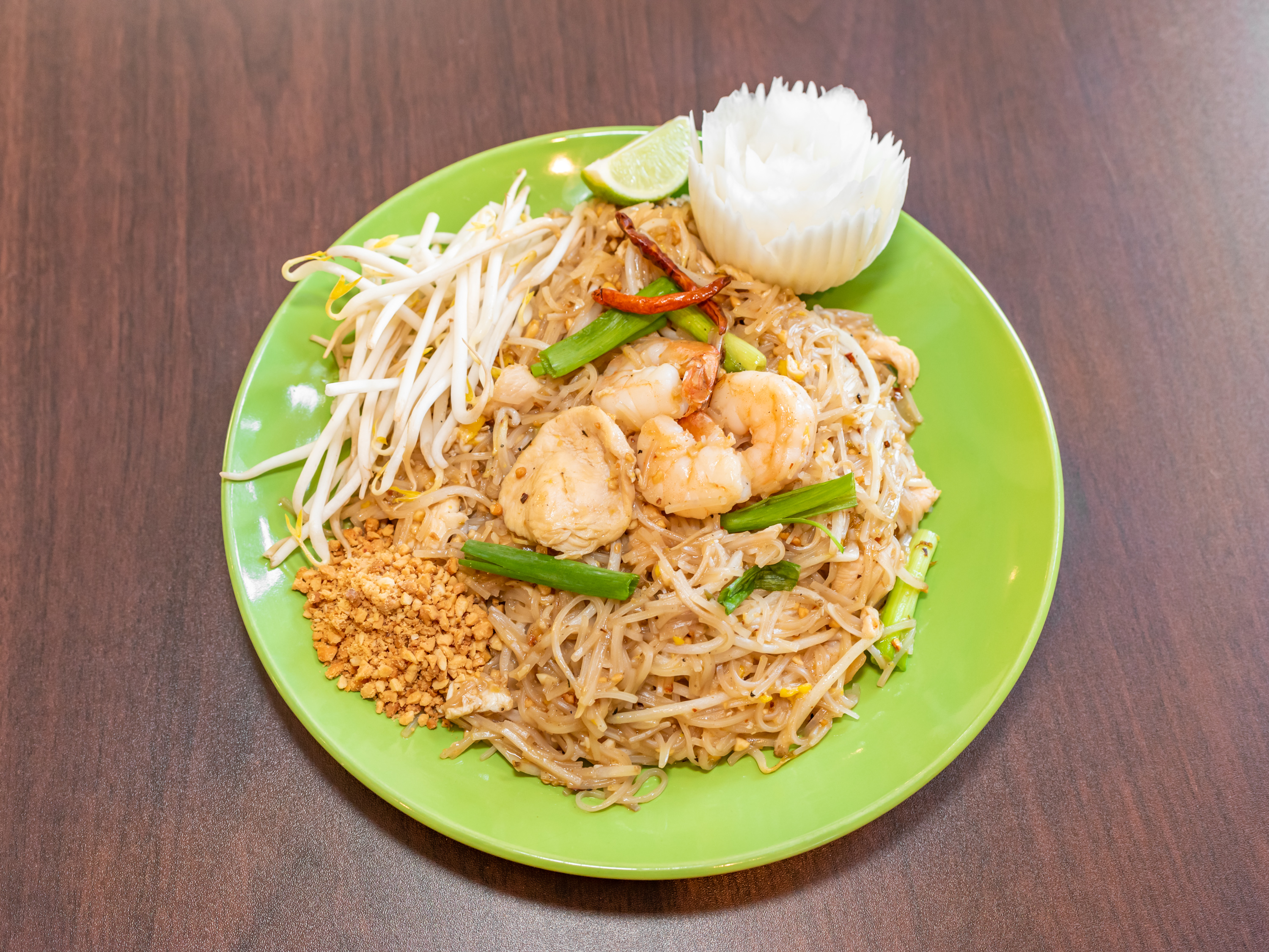 Order (D) Pad Thai food online from Spice Thai Kitchen store, Ipswich on bringmethat.com