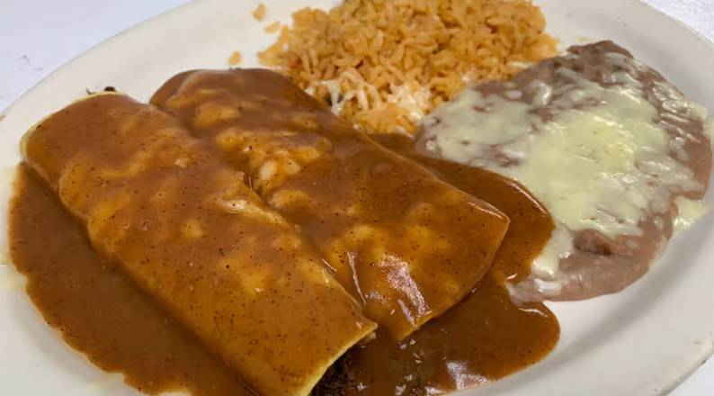 Order 20. Enchilada Dinner food online from Maya Mexican Restaurant store, Homewood on bringmethat.com