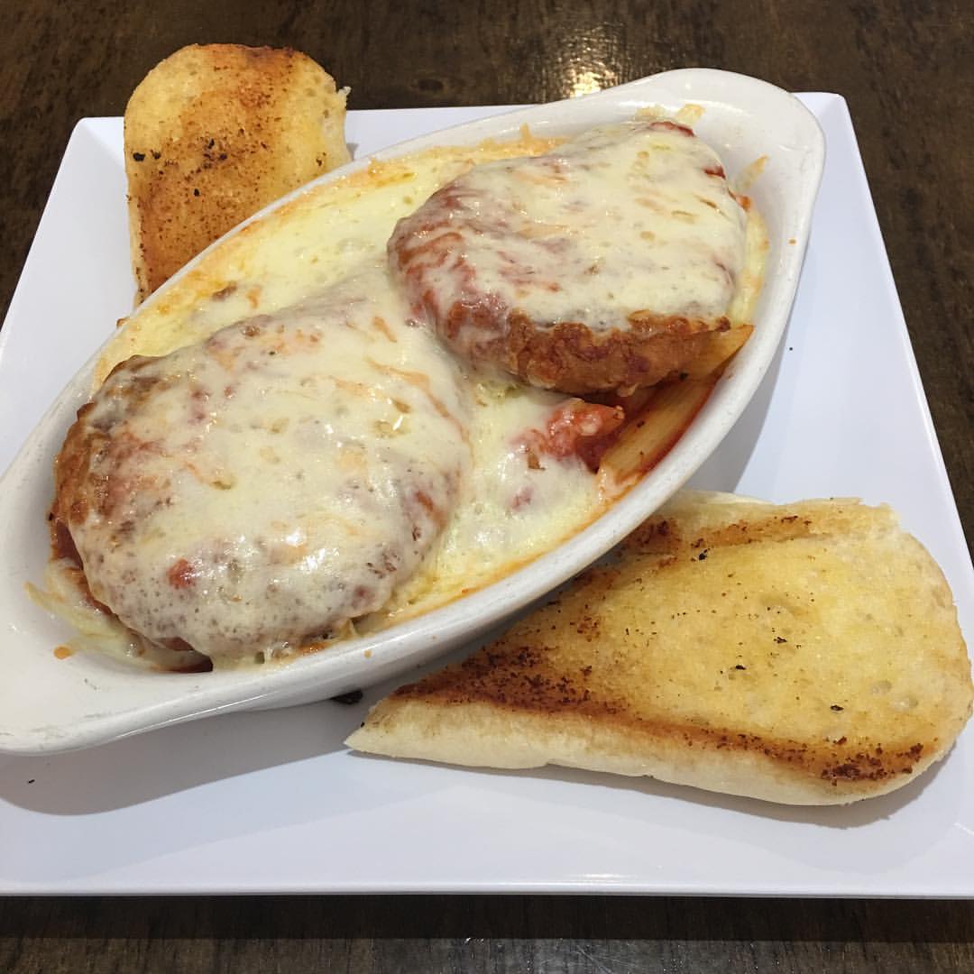 Order Chicken Parmigiana food online from Tortorice's Pizza & Catering store, Chicago on bringmethat.com