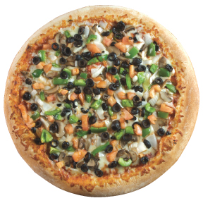 Order Veggie Pizza (Small) food online from Georgio's Oven Fresh Pizza store, Maple Heights on bringmethat.com