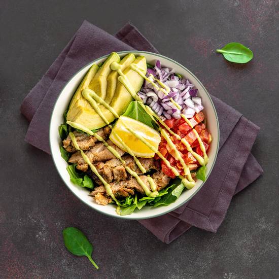 Order CHICKEN AVOCADO GREENS - GF food online from Fitbites store, Fountain Valley on bringmethat.com