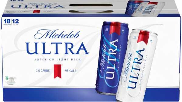 Order Michelob Ultra 18 Pack 12 oz Can food online from Rebel store, Antioch on bringmethat.com