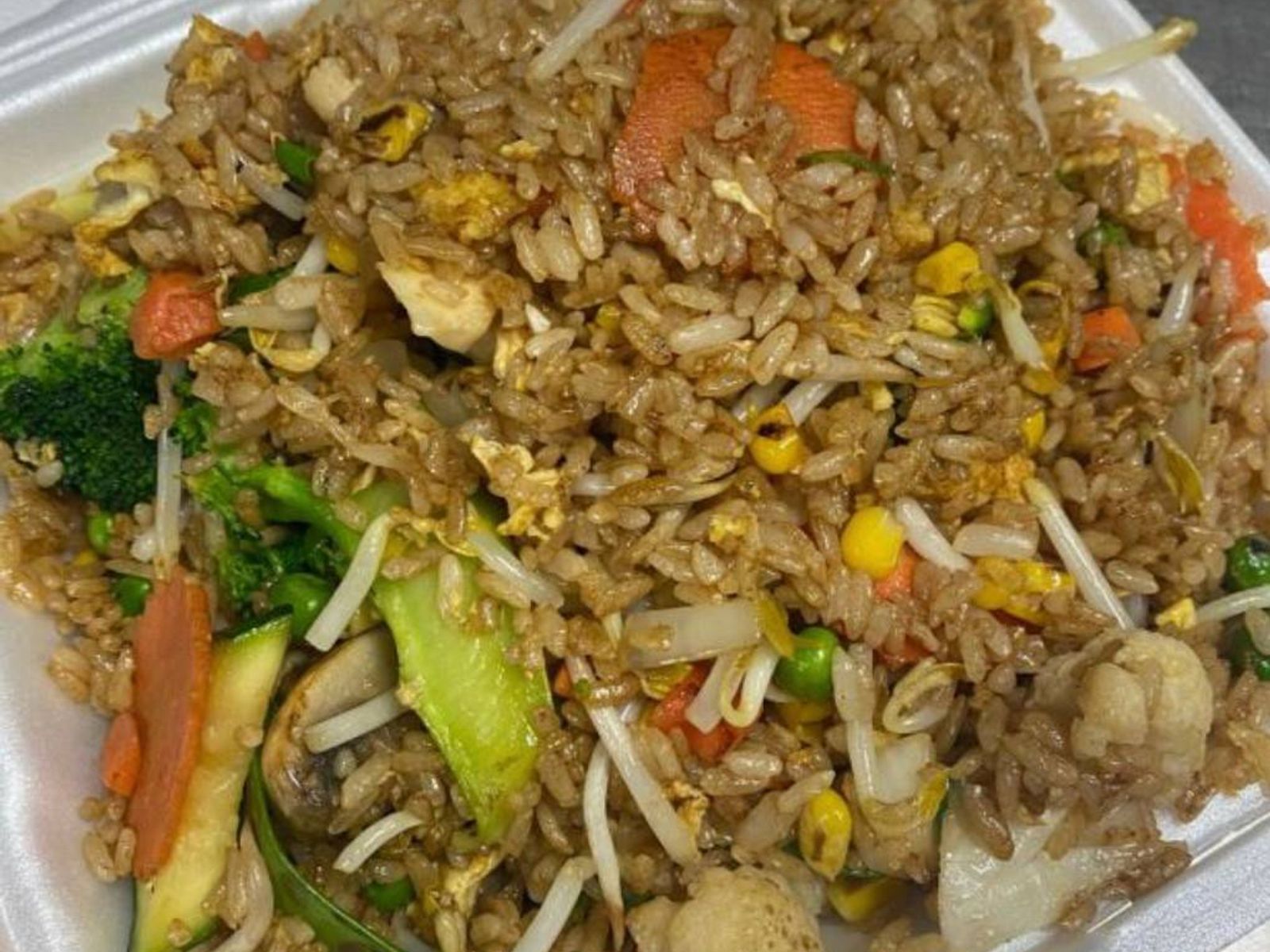 Order Vegetable Fried Rice food online from Rice Bowl Cafe store, Austin on bringmethat.com