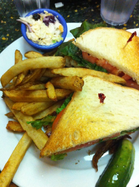 Order Grilled Chicken Club Sandwich  food online from The Comfort Diner store, New York on bringmethat.com