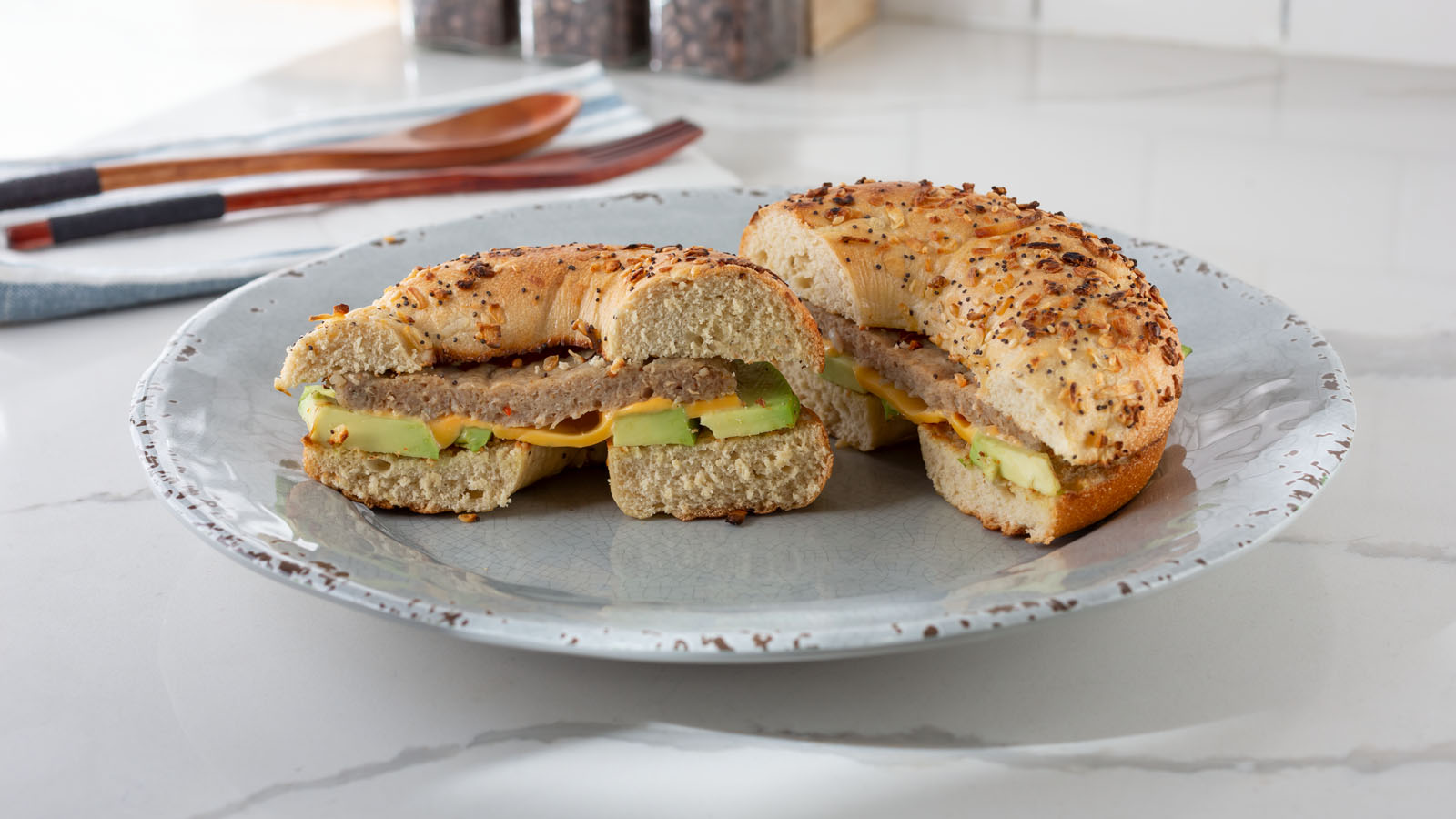 Order Build a Bagel food online from Crave Coffee & Tea store, Corona on bringmethat.com