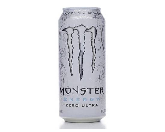 Order Monster Energy Zero Ultra (16 fl oz) food online from Loma Mini Market store, Long Beach on bringmethat.com