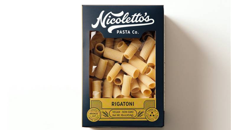 Order Bronze Cut Rigatoni food online from Nicoletto Italian Kitchen store, Nashville on bringmethat.com