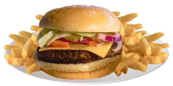 Order Cheeseburger Lunch Special food online from Happy Pizza store, Battle Creek on bringmethat.com