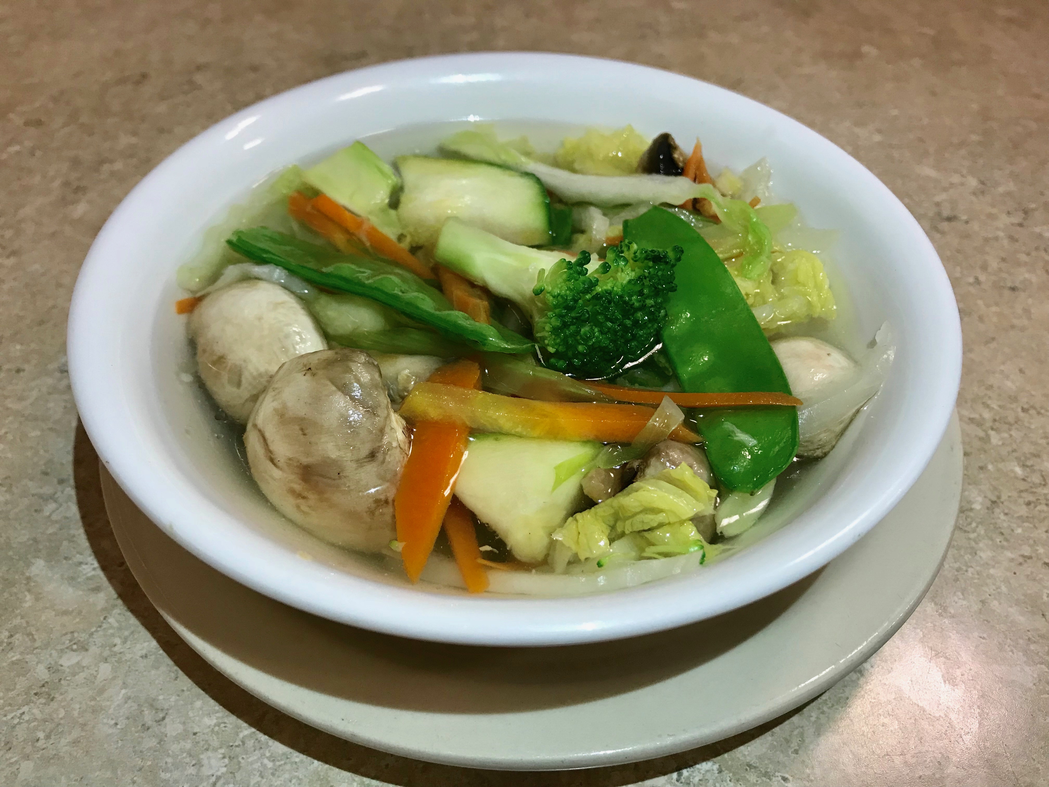 Order S4. Vegetable Soup food online from China Island store, Mansfield on bringmethat.com