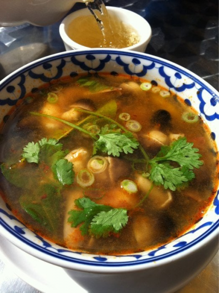 Order Tom Yum Gai Soup food online from Exotic Thai Cafe store, Newbury Park on bringmethat.com