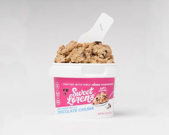 Order Sweet Loren's Chocolate Chunk Edible Cookie Dough food online from lulubowls store, Houston on bringmethat.com