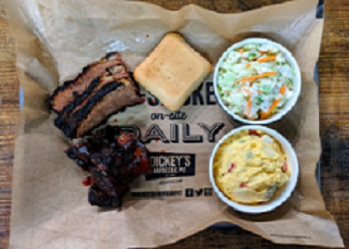 Order Competition Plate food online from Dickey's Barbecue Pit store, Mesquite on bringmethat.com