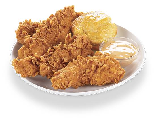 Order Four Pieces Cajun Tenders and Biscuit food online from Running Chicken store, Rowland Heights on bringmethat.com