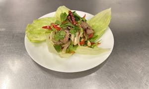 Order 23. Beef Salad food online from Mahar Thai Taste store, Saint Paul on bringmethat.com