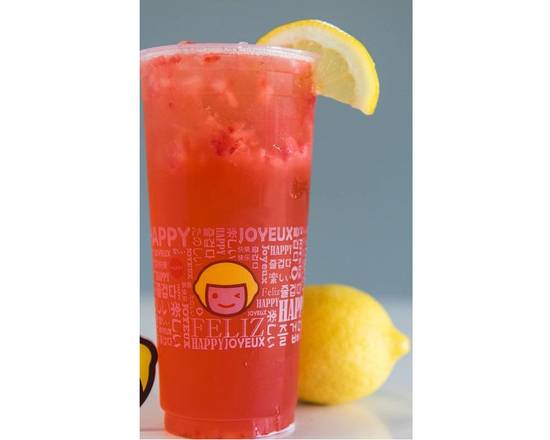 Order C6. Strawberry Lemonade food online from Happy Lemon store, San Diego on bringmethat.com