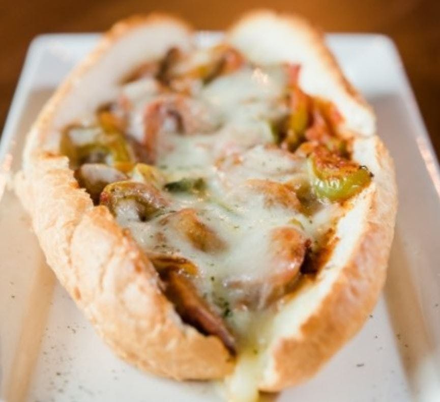 Order Philly Cheese Steak Sub - Sub food online from Jonny Pizza store, Fort Worth on bringmethat.com