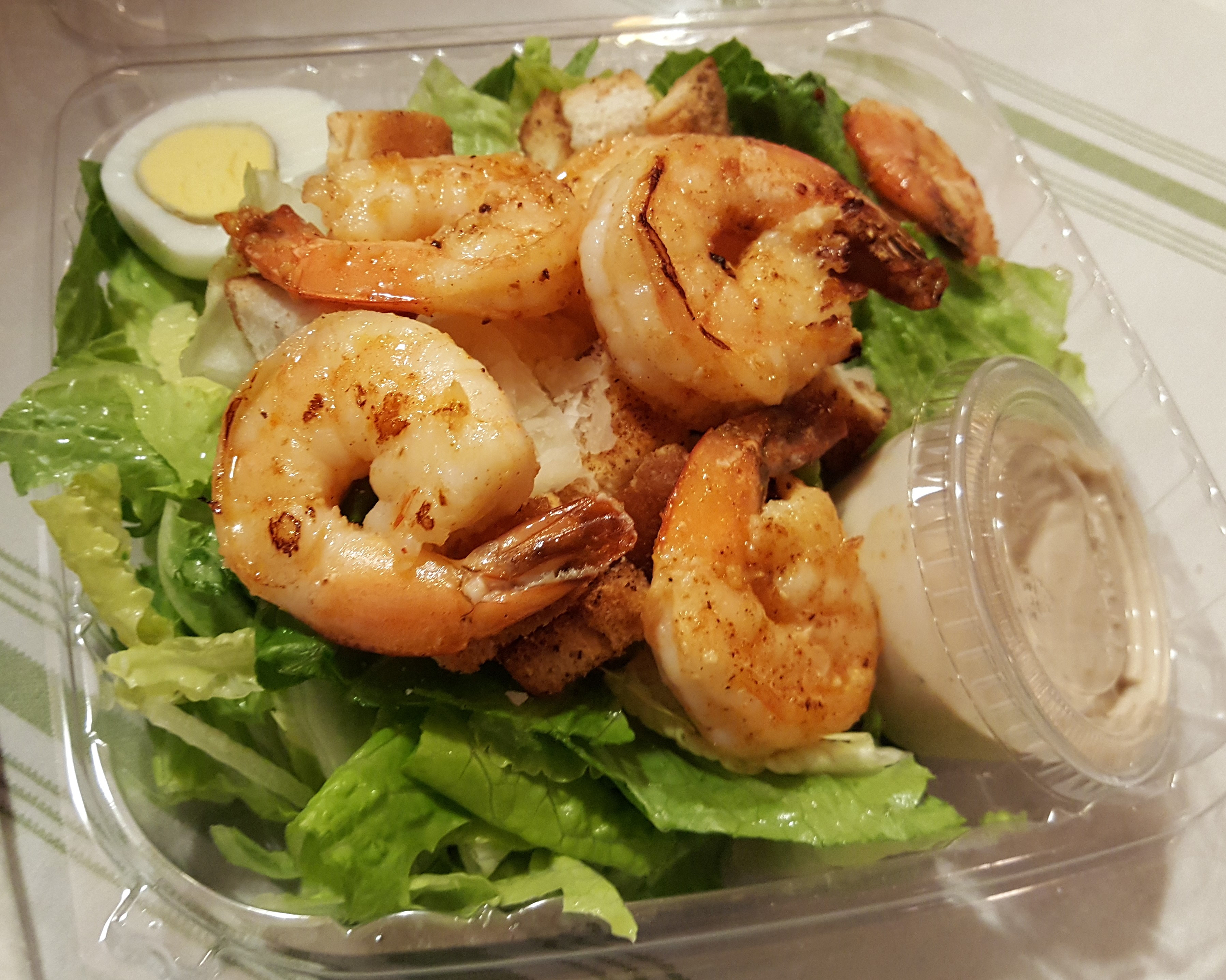 Order Caesar Salad with Grilled Shrimp food online from Angelino Restaurant, Philadelphia store, Philadelphia on bringmethat.com