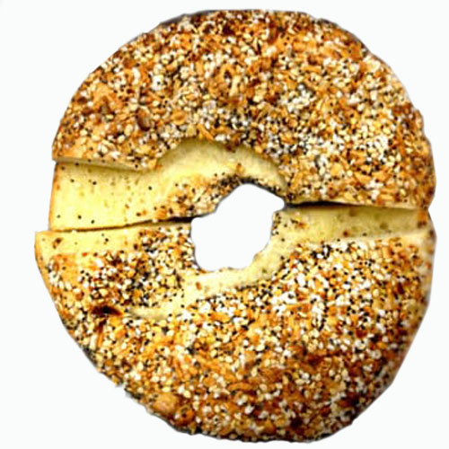 Order Flagel with Butter food online from Bob Bagels store, Lyndhurst on bringmethat.com