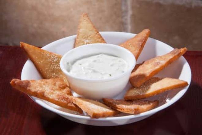 Order PITA BREAD with TZATZIKI SAUCE food online from Little Greek store, Westchase on bringmethat.com
