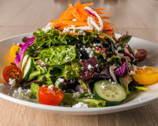 Order Mix Green Salad food online from Hella Mediterranean store, Redwood City on bringmethat.com