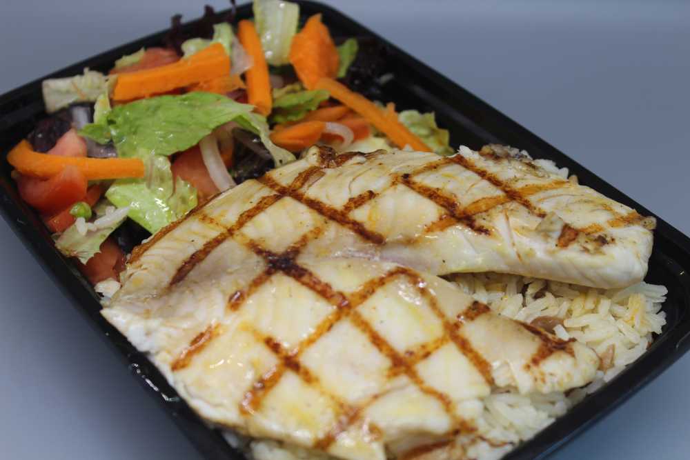 Order Lunch Special - Grilled Fish food online from Masal Cafe store, Brooklyn on bringmethat.com