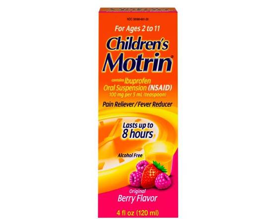 Order Children's Motrin Berry 8hr 4 oz food online from McLean Ave Pharmacy store, Yonkers on bringmethat.com