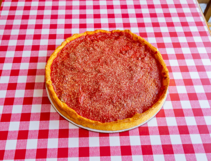 Order Deep Dish Pizza food online from Beggars Pizza store, Richton Park on bringmethat.com
