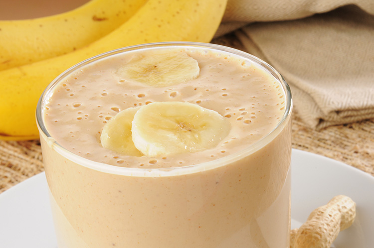 Order Peanut Butter Nana Smoothie food online from Six Corners Café store, North Bergen on bringmethat.com