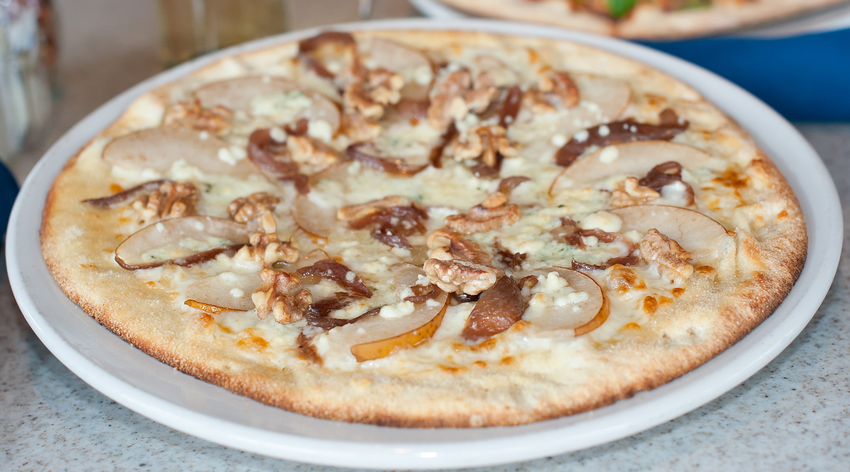 Order Pear and Gorgonzola Pizza food online from Brixx Wood Fired Pizza store, Greensboro on bringmethat.com