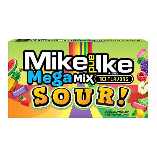 Order Mike & Ike - Mega Mix Sour food online from IV Deli Mart store, Goleta on bringmethat.com