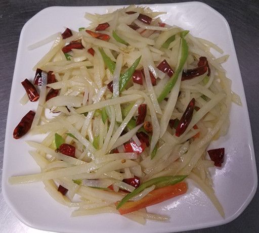 Order 50. Hot and Sour Shredded Potato food online from Szechuan House store, Ames on bringmethat.com