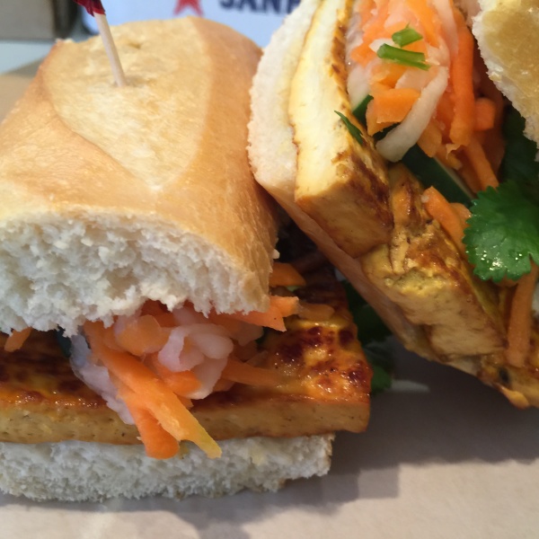 Order Grilled Tofu Banh Mi food online from Big Bites Vietnamese Eatery store, Mountain View on bringmethat.com