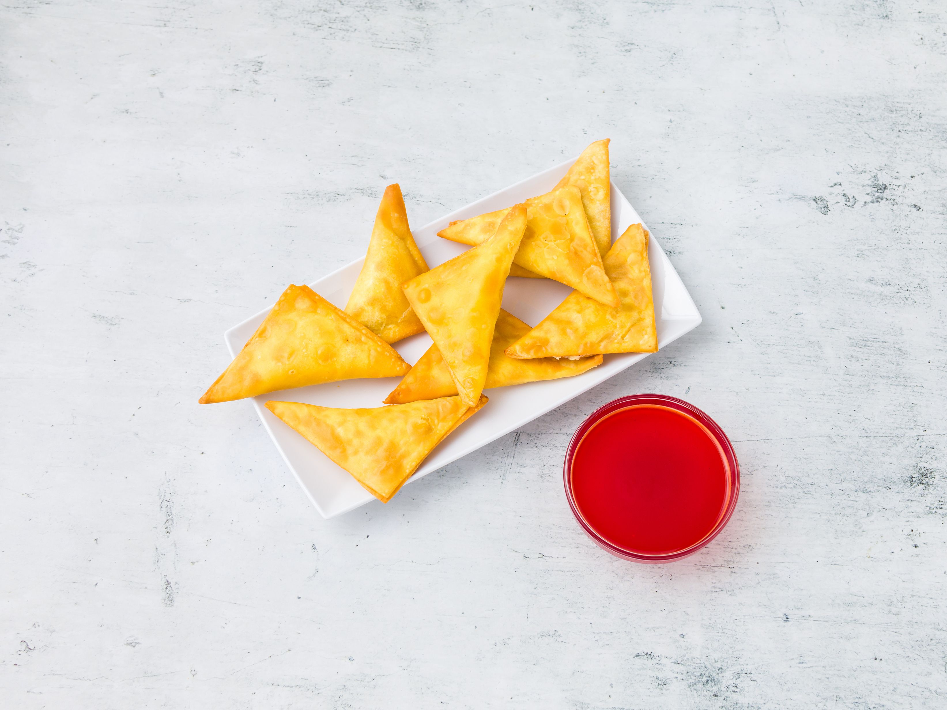Order A4. Crab Rangoon food online from Taste of China store, Belleville on bringmethat.com