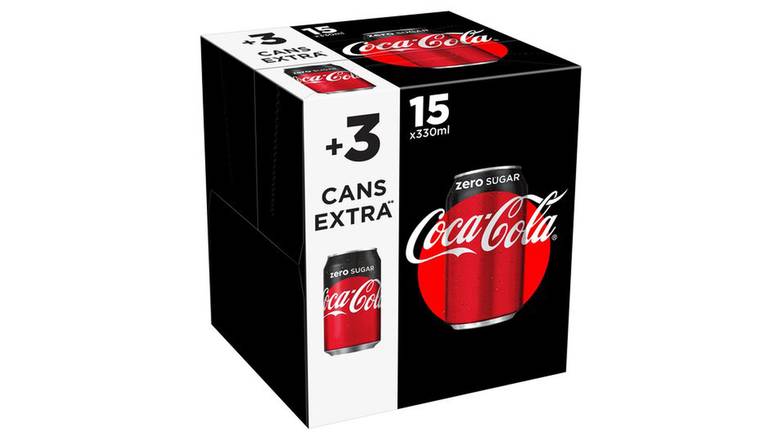 Order Coke Zero Can 15 Pack food online from Red Roof Market store, Lafollette on bringmethat.com