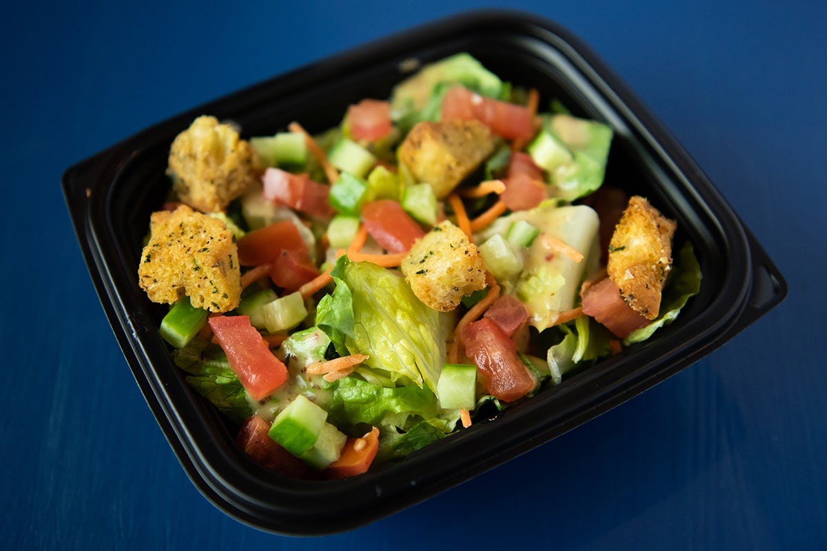 Order FRESH GREENS SIDE SALAD food online from Twisted Mac store, Round Rock on bringmethat.com
