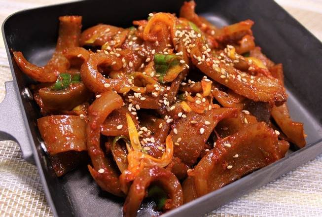 Order Pork Rind (Braised & Spicy) food online from Koreana Restaurant store, Beaverton on bringmethat.com