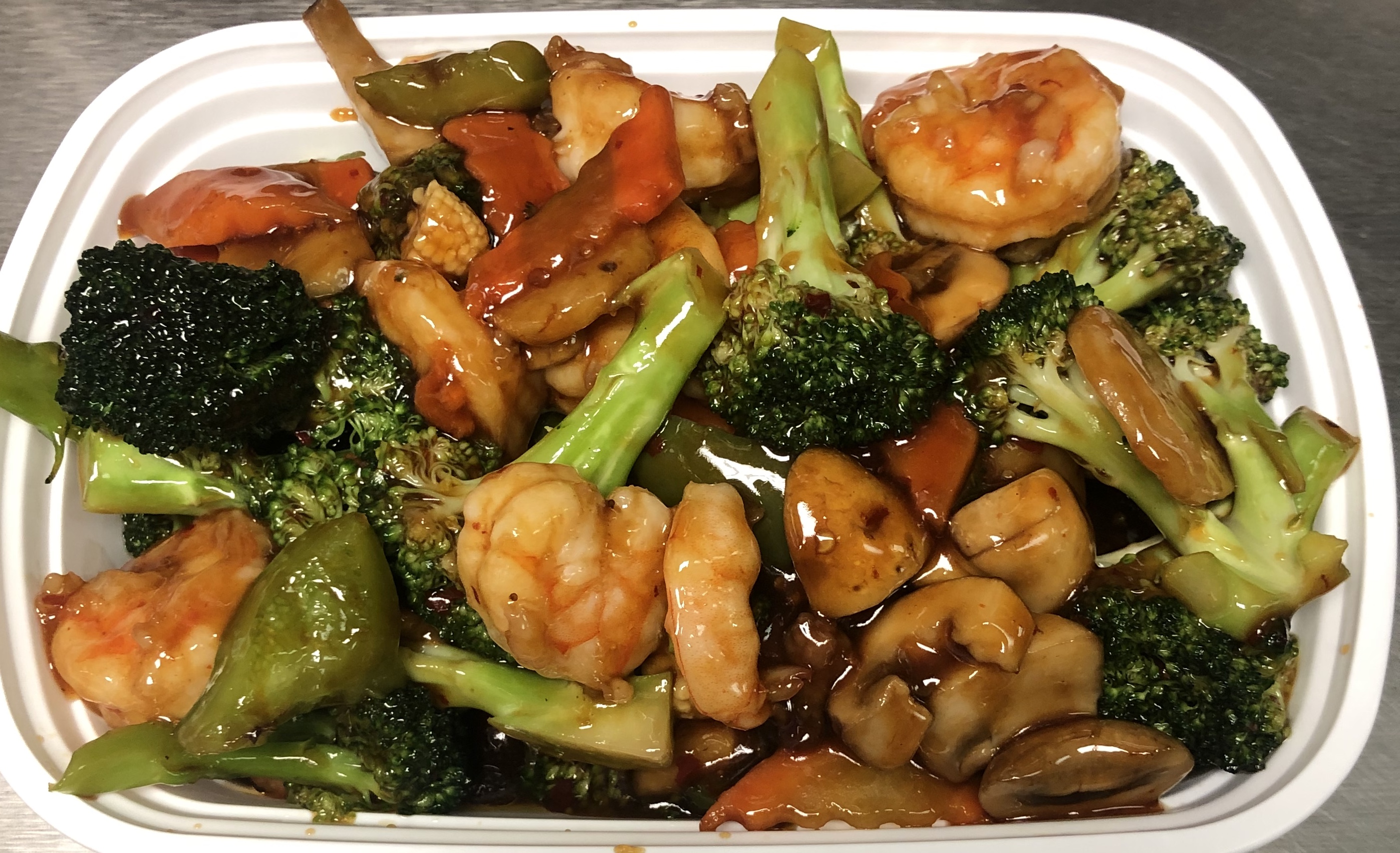 Order 105. Shrimp with Garlic Sauce food online from China Star store, Dunbar on bringmethat.com