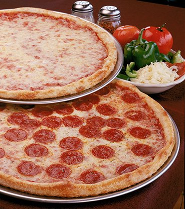 Order 12" Cheese Pizza food online from Three Brothers Italian Restaurant store, Hyattsville on bringmethat.com