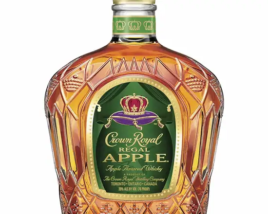 Order Crown Royal Regal Apple, 750 ml whiskey (40% ABV) food online from Van Ness Liquors store, San Francisco on bringmethat.com