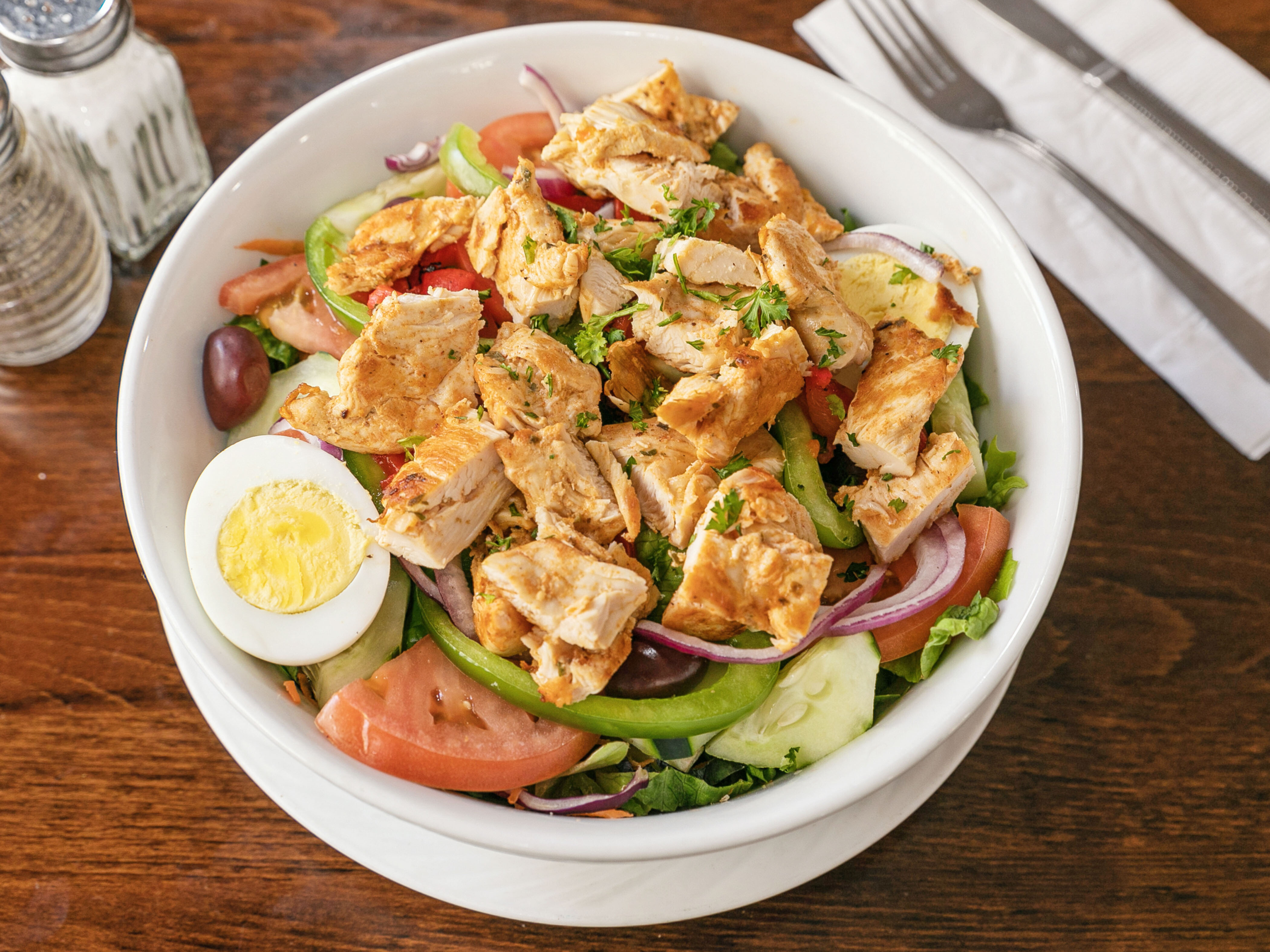 Order T-Bird Salad food online from Eat here now store, New York on bringmethat.com