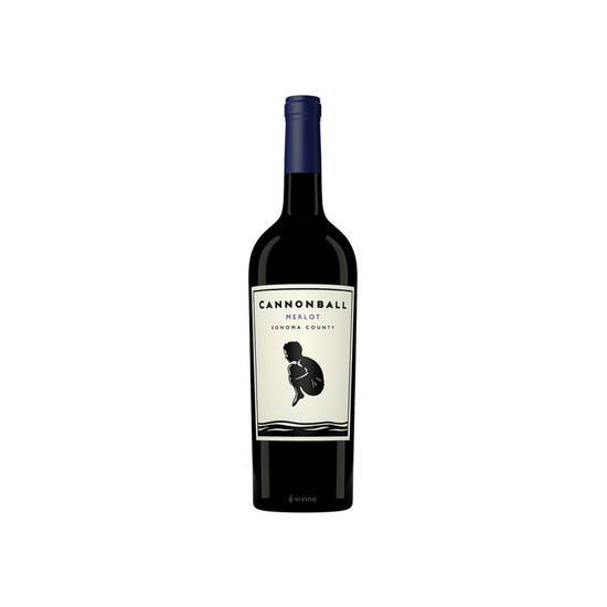 Order Cannonball Merlot 750ml | 14% abv food online from Pink Dot Logan Heights store, San Diego on bringmethat.com