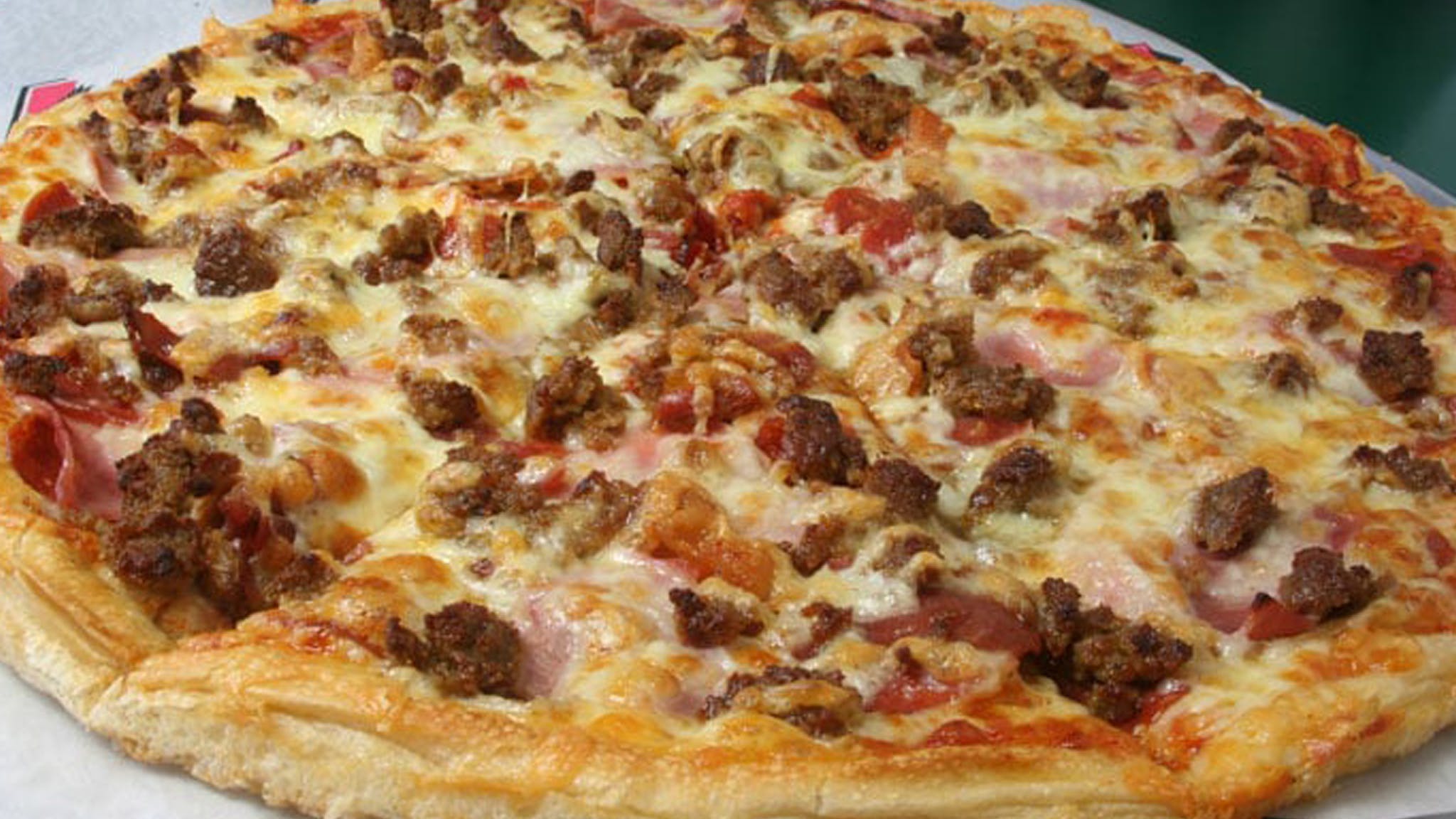 Order Meat Lover's Pizza - Small 10'' food online from Oakland Ave Pizza & Subs store, Methuen on bringmethat.com