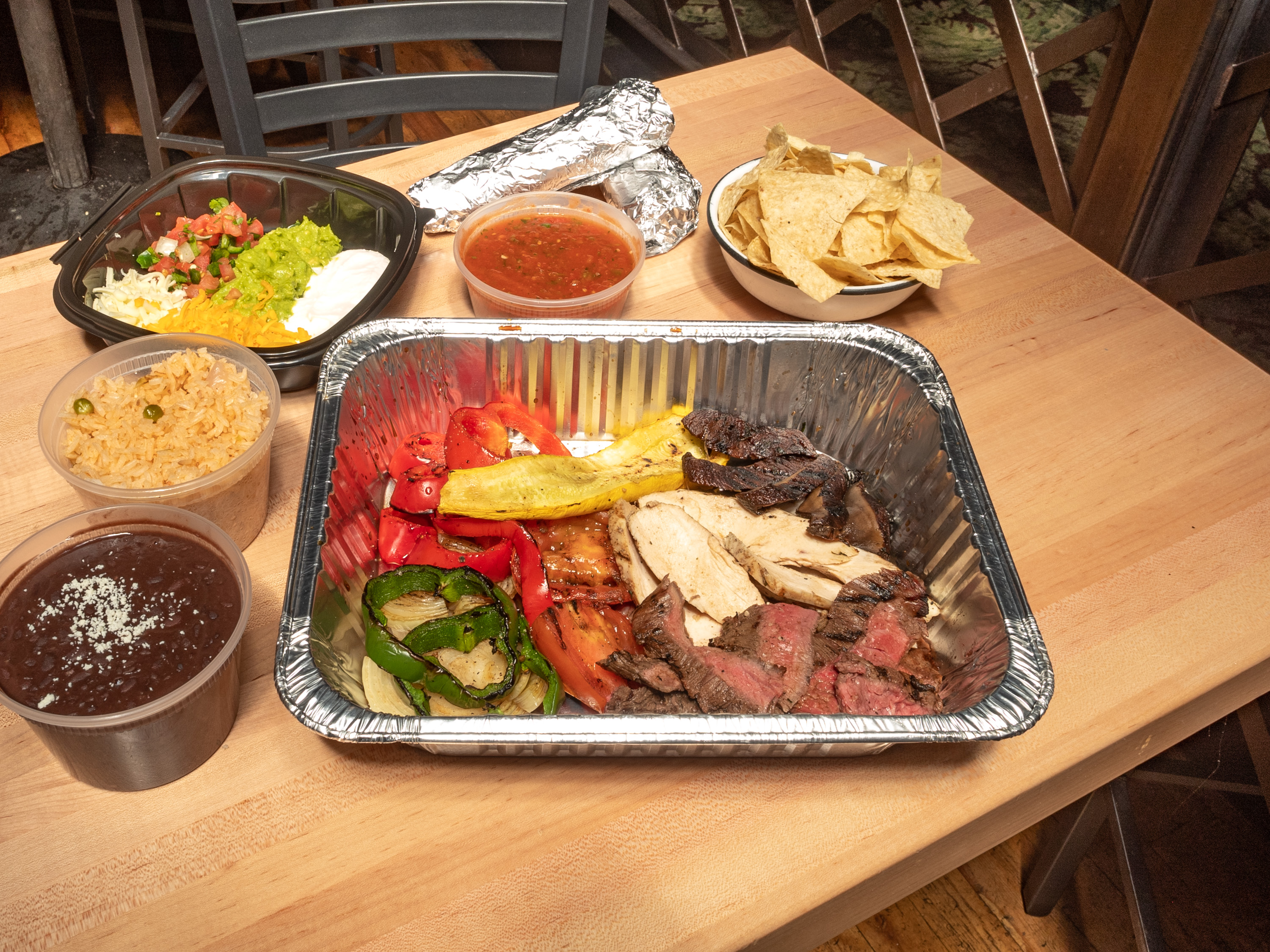 Order Family Fajita Pack Combo food online from The Rio Grande Mexican Restaurant store, Lone Tree on bringmethat.com