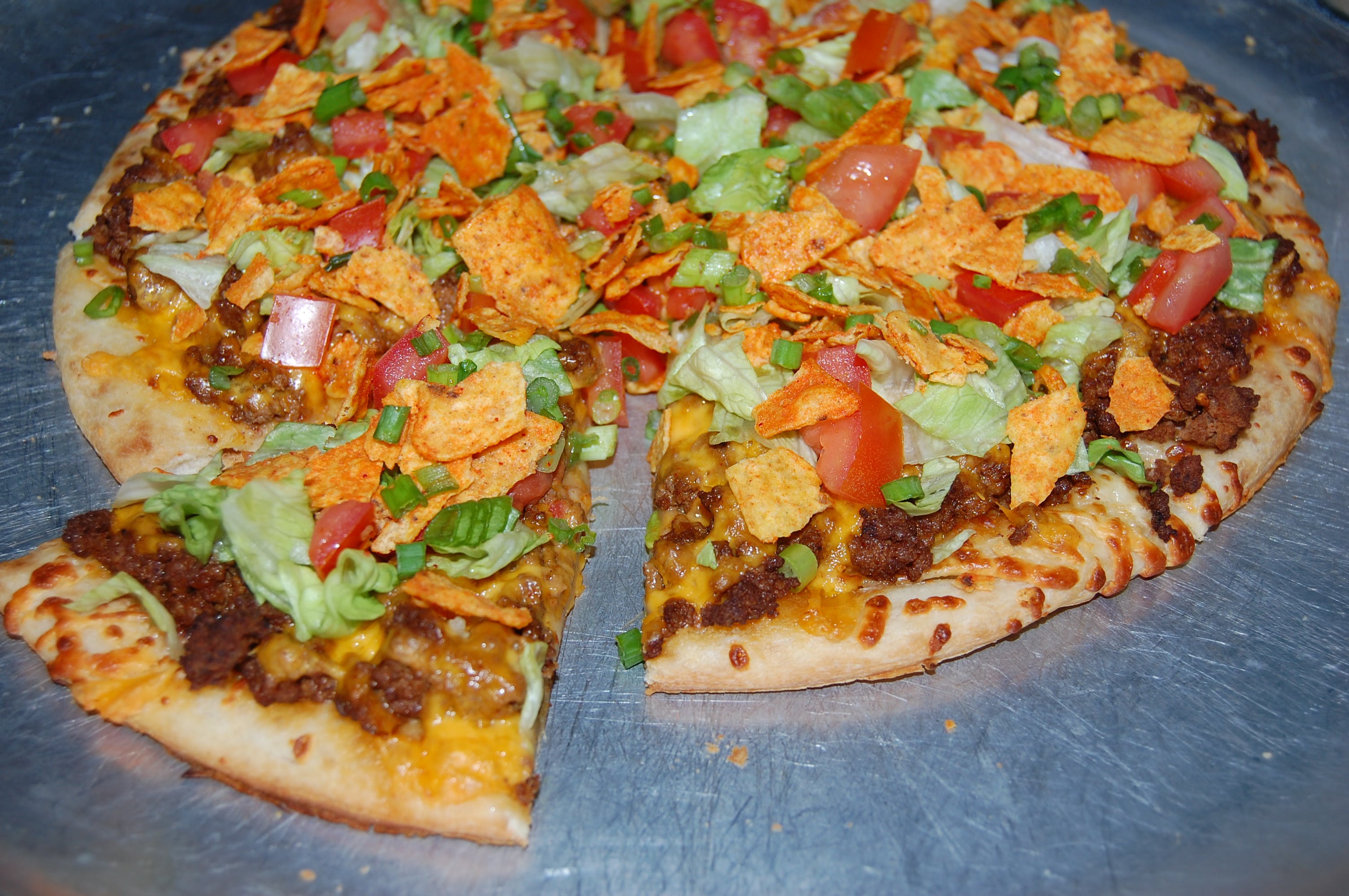 Order Taco Pizza - Small 10" food online from Penny Five Star Pizza store, Lake Odessa on bringmethat.com