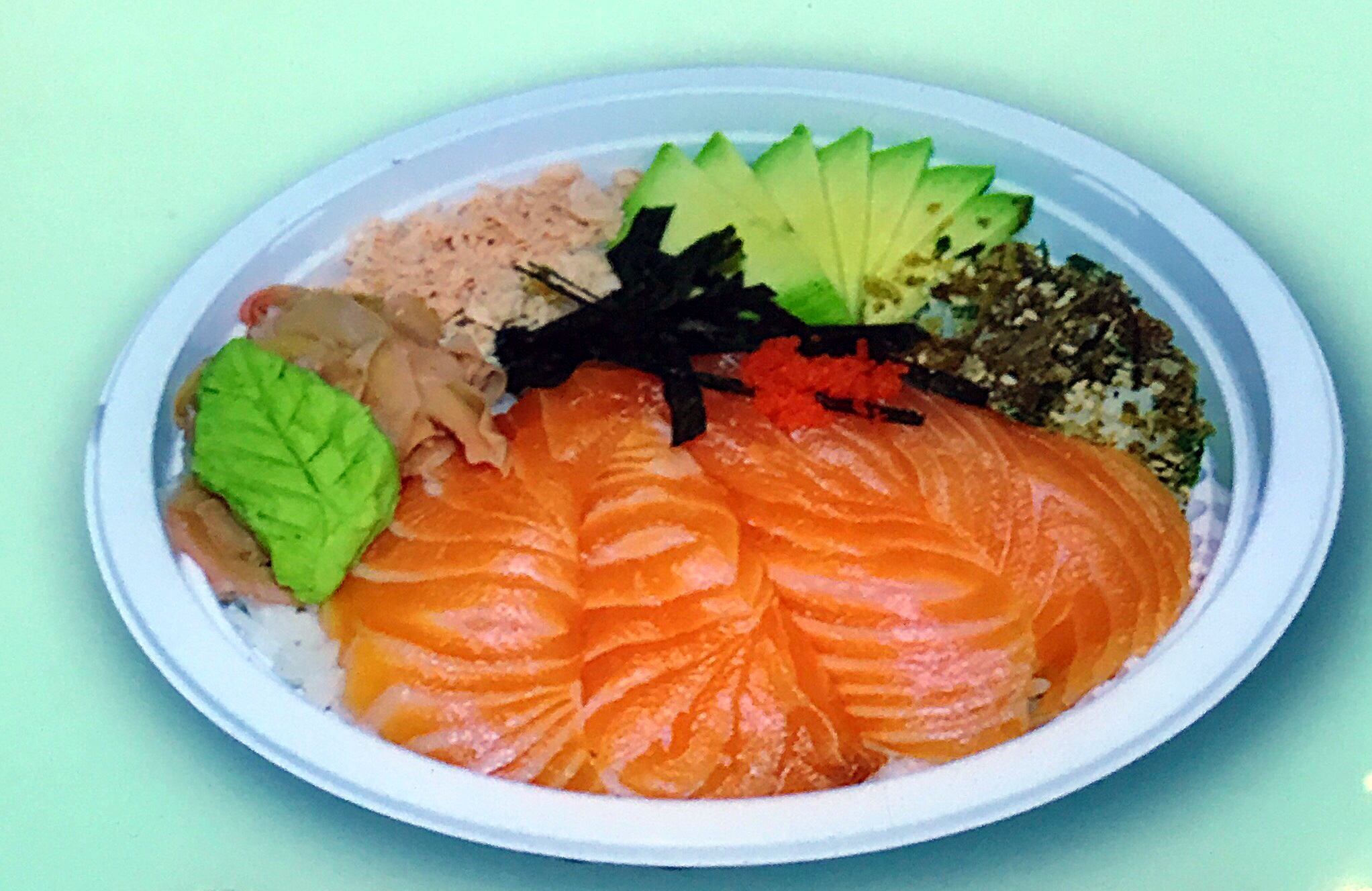 Order Salmon Bowl food online from Aburi sushi bar store, Brooklyn on bringmethat.com