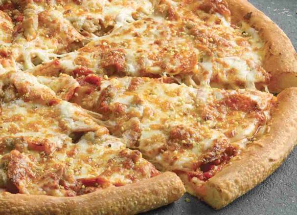 Order Pepperoni, Sausage, and Six Cheese food online from Papa Johns Pizza store, Eau Claire on bringmethat.com