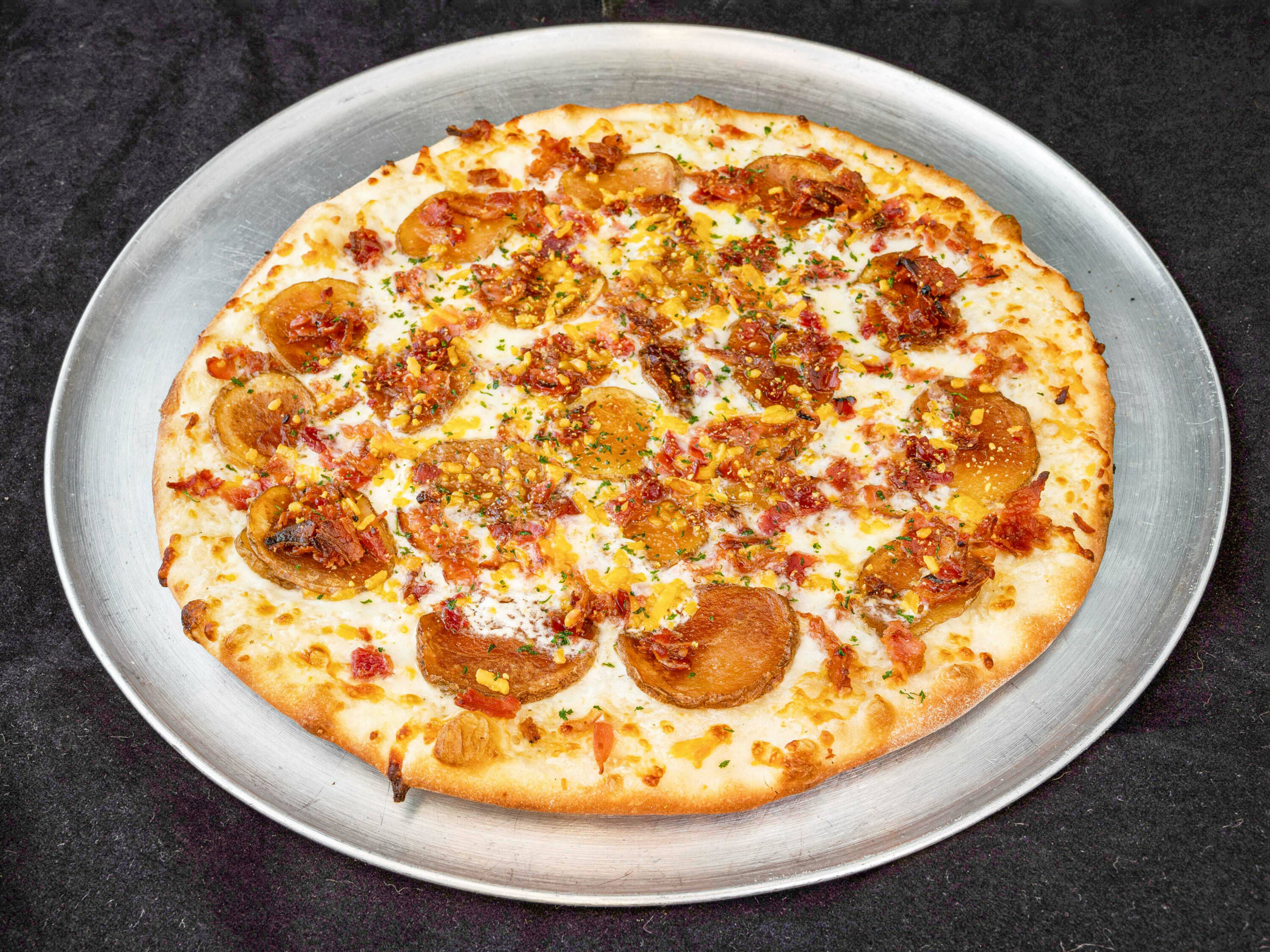 Order Potato Pizza food online from Bravo NY Pizza store, New Milford on bringmethat.com